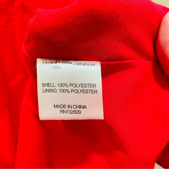 House of Harlow 1960 x Revolve Red Dot Maxi Dress Small - Picture 5 of 8